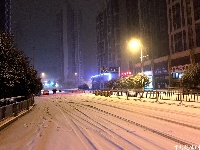 当夷陵遇上雪 水雾朦胧惹人驻足