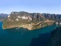 西北口水库 水天一色好风光