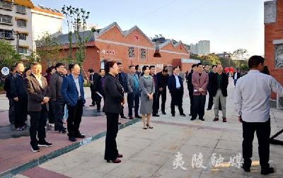 夷陵区人大常委会集中视察夷陵区主城融合推进情况