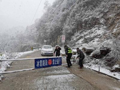 湖北日报客户端：夷陵区下堡坪丨风雪中的坚守