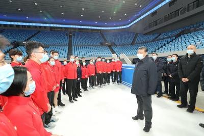 习近平在北京河北考察并主持召开北京2022年冬奥会和冬残奥会筹办工作汇报会时强调 坚定信心奋发有为精益求精战胜困难 全力做好北京冬奥会冬残奥会筹办工作