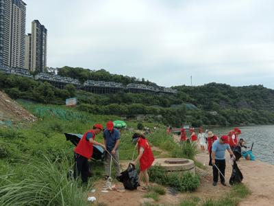 港虹社区：党建引领志愿行   美丽家园携手建