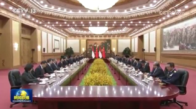 习近平同印度尼西亚总统普拉博沃会谈