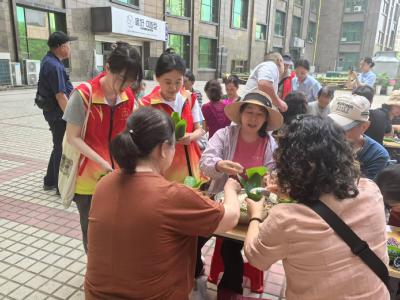 粽叶飘香迎端午 邻里和谐情意浓