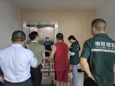 54岁男性突发急性心肌梗死 多院联动抢救成功