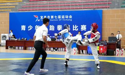 宜昌市第七届运动会青少年跆拳道比赛圆满落幕