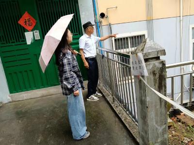 长江市场社区开展地质灾害常态化巡查