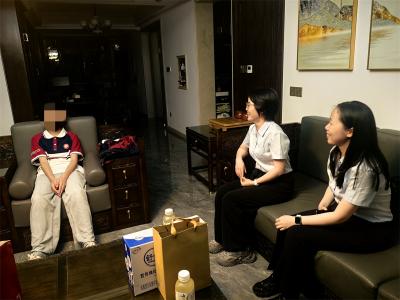 夷陵法院国际家庭日走访家事案件当事人