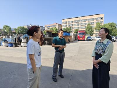 区气象局：开展“双百”走访问需，护航企业汛期安全