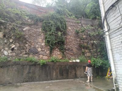 社区雨后巡查地质灾害点 筑牢安全防线