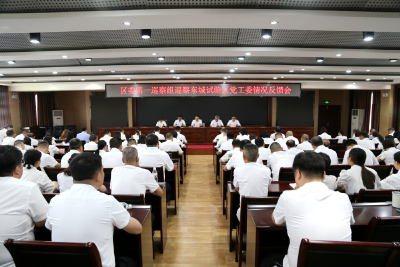 夷陵区委第一巡察组巡察东城试验区党工委情况反馈会召开