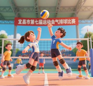 宜昌市第七届运动会成人类气排球比赛蓄势待发
