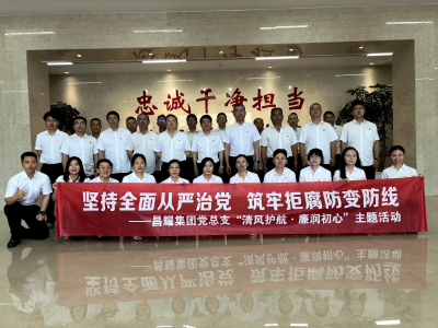 清风护航·廉润初心——昌耀党总支开展廉政教育活动