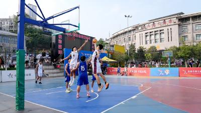 宜昌市第七届运动会青少年三人篮球赛火热开赛