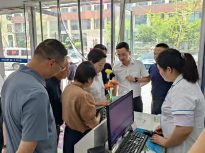 市医保局到夷陵区调研互联网医院在线诊疗服务平台建设情况