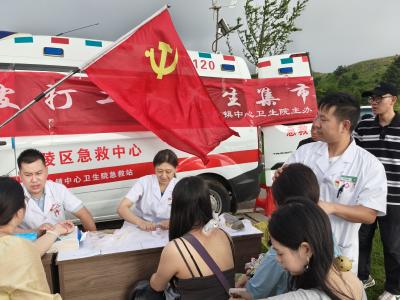党建添彩中医市集 服务升温健康民生