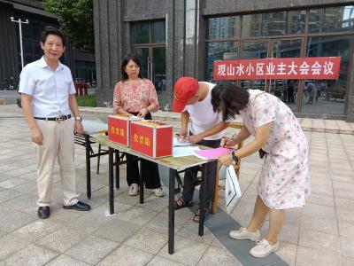 观山水小区业委会投票启动 业主终于有了“代言人”