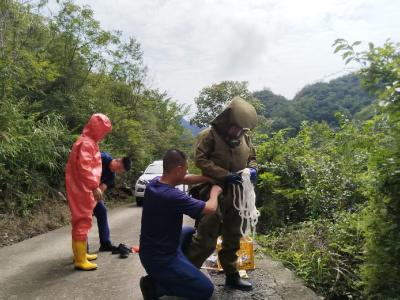 樟村坪镇桃坪河村：救护队及时清除马蜂窝 为民排忧消隐患
