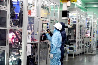 宜昌楚能三号工厂产品正式量产下线 标志项目一期全面建成量产