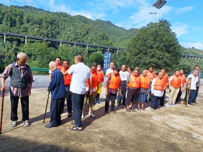 雾渡河镇农村福利院组织开展防汛应急演练