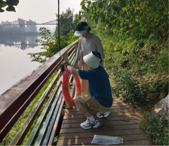 峡江社区：密织防溺水安全网