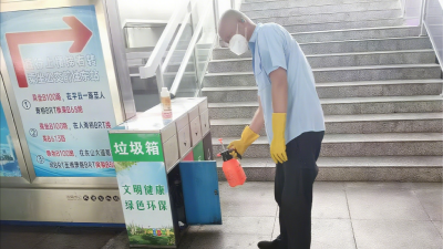 夷陵客运站多举措防蚊灭蚊 筑牢公共出行卫生防线
