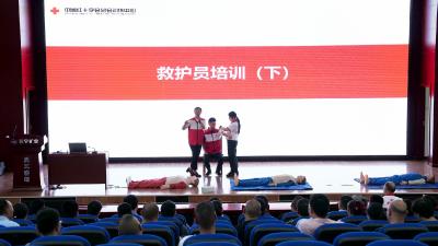 筑牢矿山安全防线 夷陵区红十字救护员培训走进三宁矿业