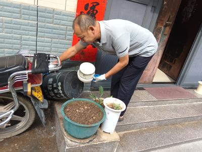 谭家榜社区持续筑牢基孔肯雅热防疫屏障