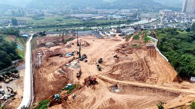 龙泉镇万家畈居民点项目建设加速推进