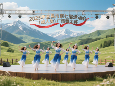 宜昌市第七届运动会广场舞比赛将于9月12日在百里荒景区开幕