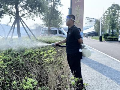 科学消杀除隐患 保障安全助盛会