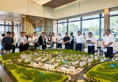 视察高铁新城建设 助力枢纽经济发展