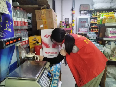排查安全隐患 峡江社区开展商铺消防检查