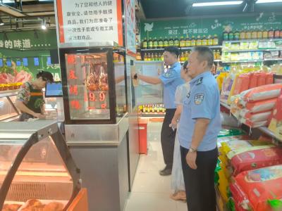 丁家坝社区开展食品安全专项检查行动