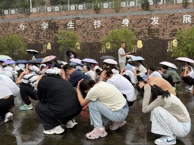 乐天溪镇：防空演练  警钟长鸣