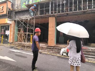 峡江社区开展小散工程安全专项检查 筑牢安全防线