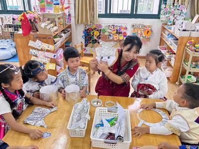 黄金卡分园：以“沉浸式”活动培育幼儿民族团结情