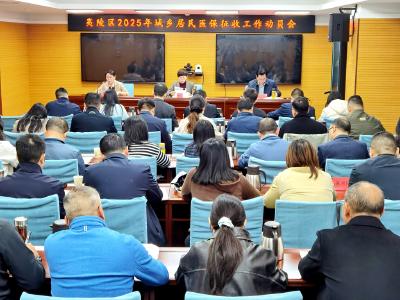 夷陵区部署2025年城乡居民医保征收工作