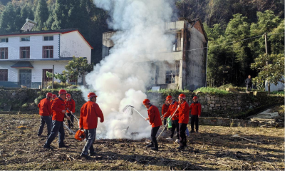 开展防火演练 筑牢安全防线