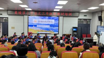 落实“双新”理念 赋能语文课堂——夷陵区举行小学语文三年级新教材教学培训