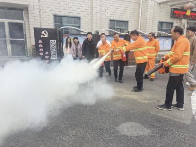 黄花镇黄花场社区开展秋冬季防火应急演练活动