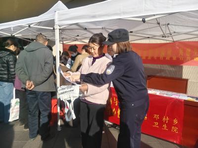 非遗盛会里的“反诈味”！邓村派出所筑牢平安防线