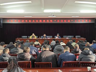 小溪塔街道召开2025年冬春火灾隐患攻坚“百日行动”工作部署会