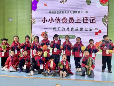 夷陵区直属机关幼儿园黄金卡分园开展“小小伙食委员会”活动