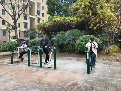 长江市场社区：小小健身角 承载大健康