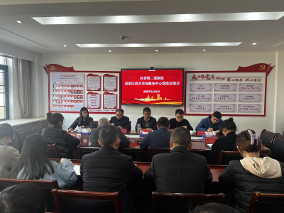 区委第二巡察组向区机关事务服务中心党组反馈巡察情况