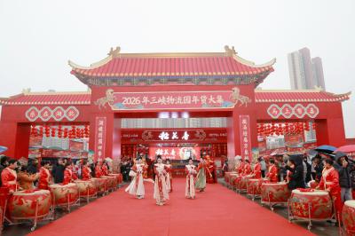 乐在湖北 “马”上有喜 三峡物流园年货大集火爆开市