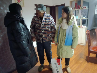 新春走访暖民心 慰问帮扶显温情