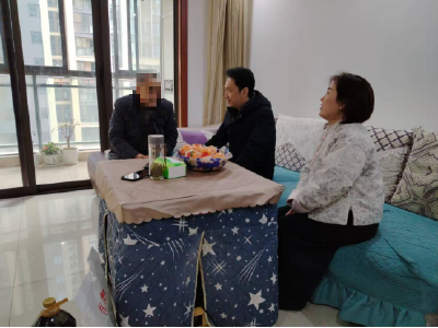 锦江社区：寒冬送温暖 真情暖民心