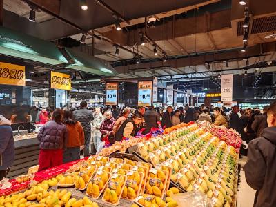 雅斯超市夷陵万达店开业爆火 首日上午销售额破40万